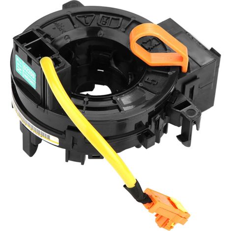 84306-02200, Cable de resorte de reloj espiral negro resistente al desgaste, práctico y perfecto reemplazo de plástico para Corolla 2006-2012.