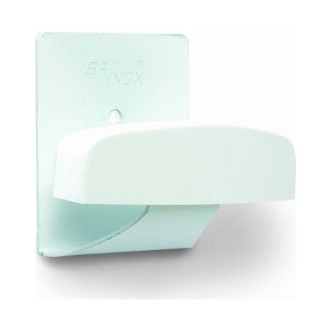 PERCHA GRANDE ACERO ADHESIVA LACADO BLANCO - BRINOX