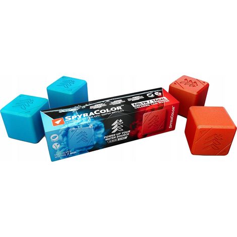 Cápsulas de color Spyra para agua, Spyracolor azul y rojo (1/3)