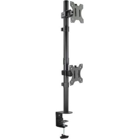 Tischhalterung TooQ DB1233TNV-B für 2 Monitore 13-32" vertikal schwarz Stahl