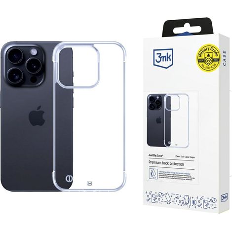 Custodia trasparente 3mk Just20g per Apple iPhone 15 Pro Max (1/5)