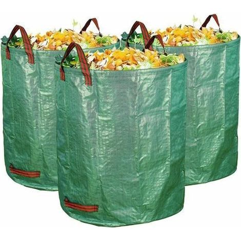 Royaluxe - 272L Garden Bag, for Garden Debris and Leaves, 76cm x 67cm, Double Stitched with Reinforcing Rings, Cleanliness (1/4)