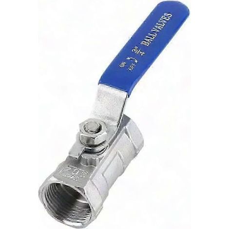 Vanne à bille inox 3/4" femelle pour canalisation de cuve sanitaire JUNJUN (1/5)