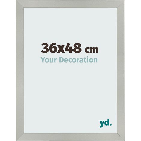 yd. - Cadre photo 36x48 - Argent Mat - MDF - Bologna (1/5)