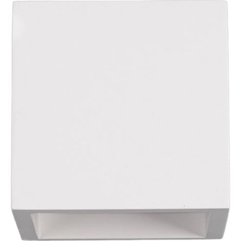 Wall Light Marita (modern) in White made of Plaster/Clay for e.g. Hallway (2 light sources,) from Lindby (1/5)