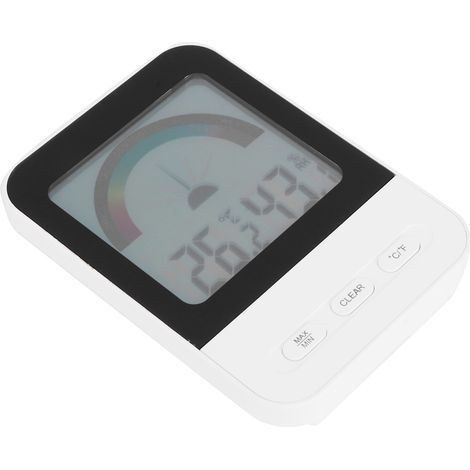 Digitales elektronisches Thermometer-Hygrometer mit LCD-Hintergrundbeleuchtung für Gewächshäuser (1/5)