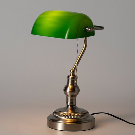 Lampada da tavolo vintage "BANQUERO" - E27