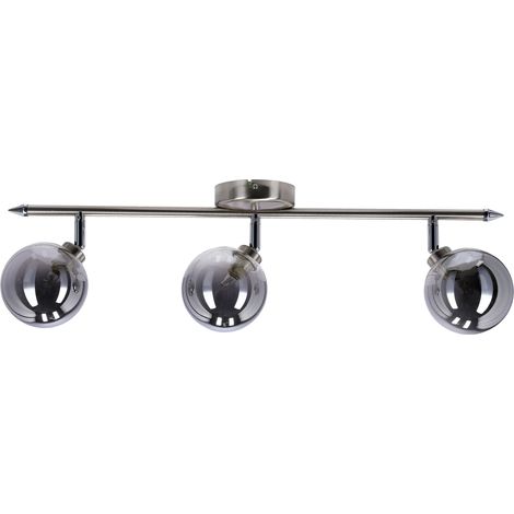 Plafonnier moderne satin, boules graphite 3xG9 Candellux (1/2)