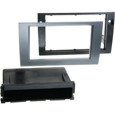 Support autoradio compatible avec Audi A4 Seat Exeo Anthracite