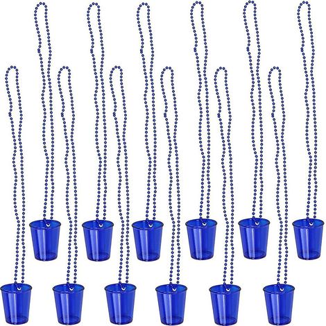 Ensemble de verres à shot pour enterrement de vie de jeune fille « Bride and Bride Tribe » - 2 gobelets suspendus avec verres en plastique perlés (1/5)