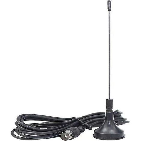 antenne Tv Intrieur Tnt Hd - August Dta180 - Puissante, Petite, Mini, Discrte, Portable, Base Magntique, Rception Optimale De La Tlvision France B (1/4)