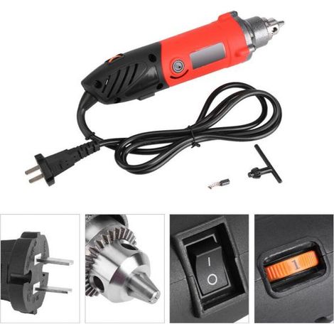 TRAPANO ELETTRICO DA 400 W 32000RPM MINI SMERIGLIATRICE A VELOCITÀ 6 VARIABILE (1/5)
