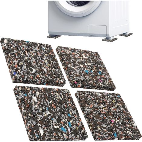 4 Pièces Tapis Anti-Vibration pour Lave-Linge, Sèche-Linge (1/5)