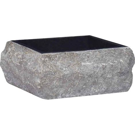 Maison Exclusive - Waschbecken Schwarz 30x30x13 cm Marmor