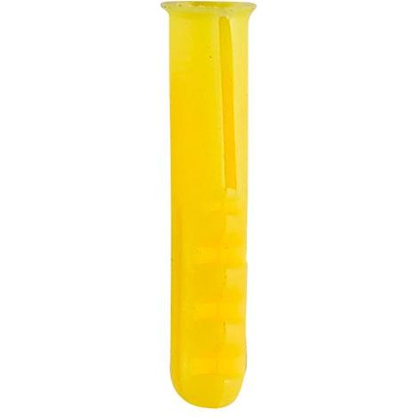 TIMco Yellow Plastic Plugs Qty 100