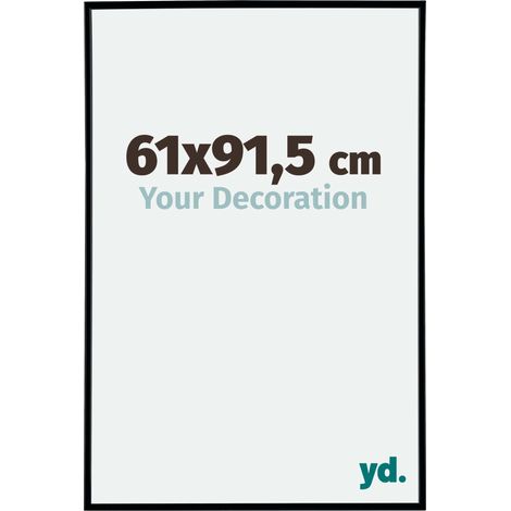 yd. - Cadre photo 61x91.5 - Noir Mat - Plastique - Evry