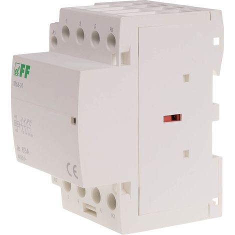 Contactor modular ST63-31 Contactos de contactor modular 3NO+1NC Tensión I=63A Bobinas U=230V AC 3 módulos (1/4)