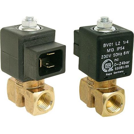 Electrovanne fioul Rapa BV 0.1 L 2 1/4" 24V courant alternatif (1/2)