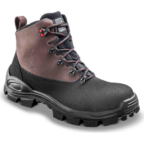 Chaussures de sécurité hautes TREKTEX S3 HAUT SRC WR Noir/Marron 45
