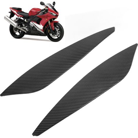 Seitenverkleidung für den Kraftstofftank aus Kohlefaser, passend für Yamaha YZF R6 2003-2005 und R6S 2006-2009. (1/5)