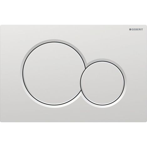 Geberit Sigma01 flush plate for dual flush: matt chrome-plated, easy-clean coating (115.770.JQ.5) (1/4)