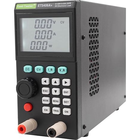 ET5406A+ 200 W elektronischer Lasttester, programmierbarer DC-Lastdetektor, USB-Strom- und Spannungstester für Netzteil, Batterie, Ladegerät und Leistungselektronik.