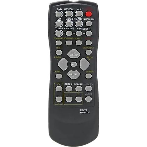 Télécommande compatible avec les téléviseurs Yamaha CD DVD RX-V350, RX-V357 et RX-V359. (1/4)