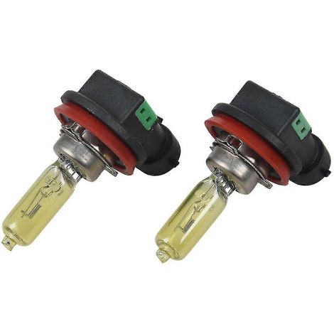 ampoules halogènes H8 35 W jaunes pour phares antibrouillard, 2500 K, 12 V (1/4)