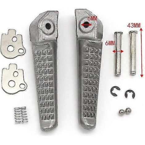 Motorrad-Fußrasten hinten für Honda NC750 NC750X NC700 NC700X VFR800F VFR800 VFR800FD VTR1000 VFR750F CBR600F CB600F (1/5)