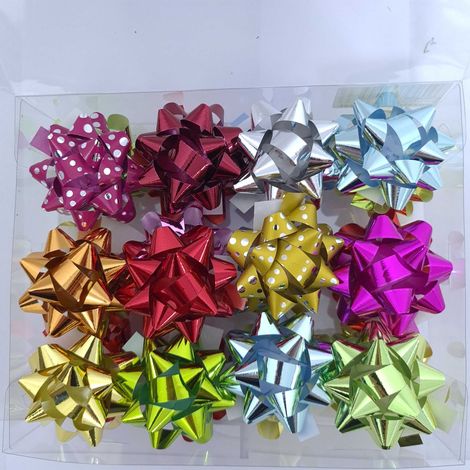 Rosettes adhésives 5 cm, couleurs assorties, 24 pièces, 1 paquet. (1/3)
