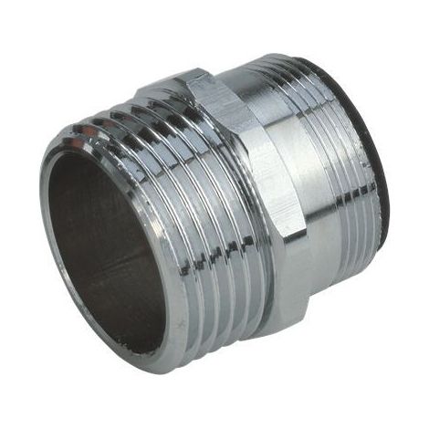 Adattatore riduzione 1/2" maschio x 24x1 maschio in ottone cromato RUB138