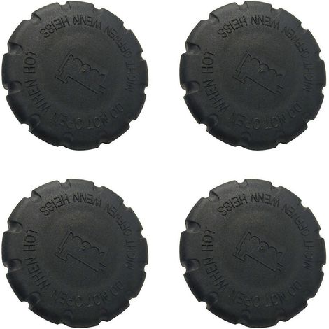 Quatre bouchons de vase d'expansion de liquide de refroidissement de radiateur de voiture 2105010615 compatibles avec les modèles W203, W204, W140, W215, W219, W209, W212 et W210. (1/5)