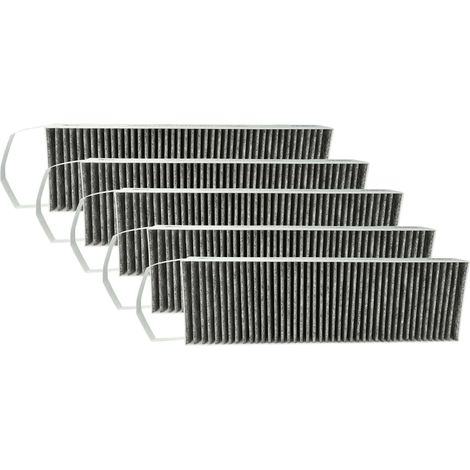 vhbw 5x Aktivkohlefilter kompatibel mit Bora S Pure, Pure, PUXU, M Pure, X Pure Dunstabzugshaube