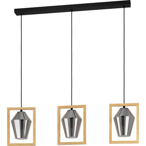 Lampe suspendue Viglioni Brown Black-Transparent L: 106 B: 16.5 H: 110cm Dimmable (1/3)