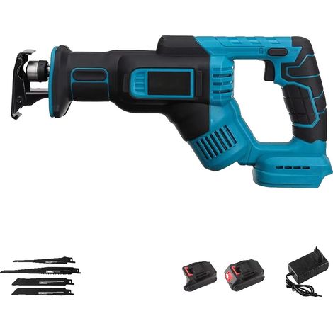 Scie sabre sans fil 18V, vitesse de 0 à 3000 RPM, profondeur de coupe de 300 mm (1/2)