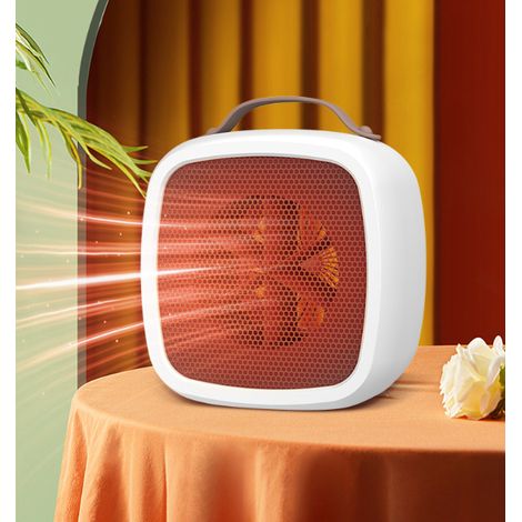 White Portable Mini Winter Heater for Bedrooms, Offices and Living Rooms, Low Energy Consumption and (1/5)