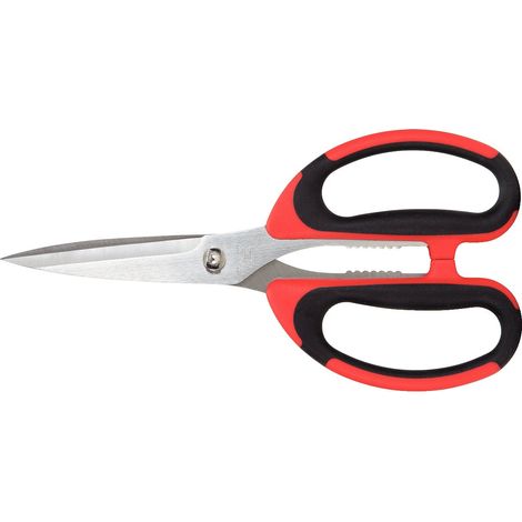 KS Tools 118.0066 Cesoia universale per officine, 190mm, nero-rosso