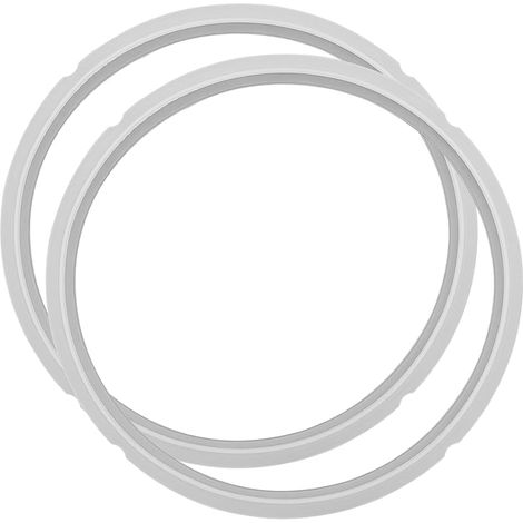 Lot de 2 bagues d'étanchéité en silicone compatibles avec autocuiseurs Instant Pot de 6 litres, joints d'étanchéité de rechange en silicone pour IP-DUO60, DUO50, LUX60, LUX50, CSG60, CSG50, pour (1/5)
