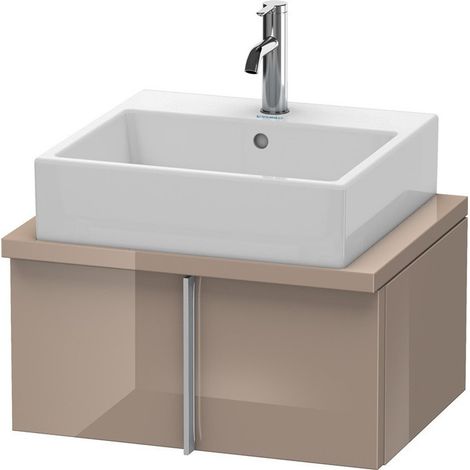 VERO mobile consolle basso 285x600x448mm cappuccino lucido