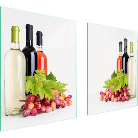 GLASSCHUTZPLATTE FÜR HERD 85x52 WEIN