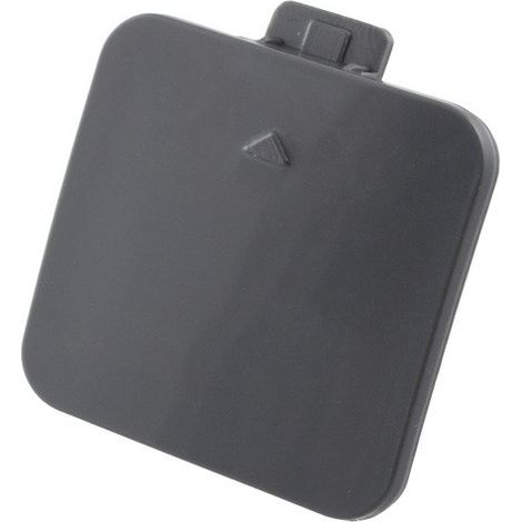 Cache crochet de remorquage gris pour pare-chocs avant BMW Série 5 E60 (2003-2007) (1/2)