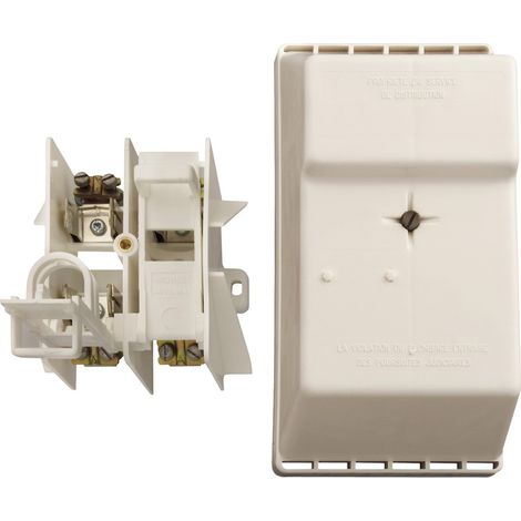 Michaud – Coffret disjoncteur bipolaire à cartouches 22x58 – Intensité 16A – Courbe C – Tension 230V – Monophasé – Hauteur 211 mm
