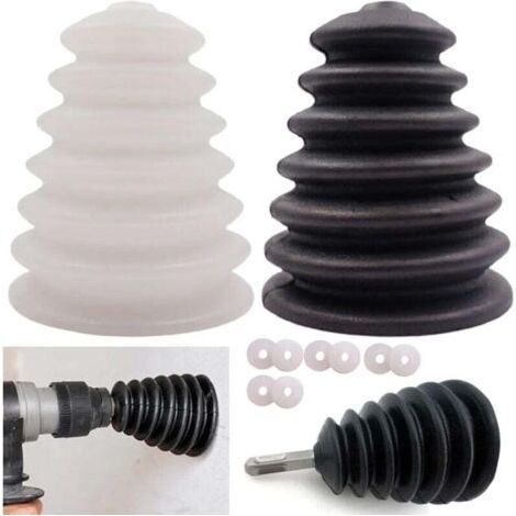 Capuchon Anti Poussiere Marteau électrique Anti Poussière Cache Poussière Pour Perceuse électrique Outils Pour la Prévention de la Poussière Lors du Perçage Avec un Marteau électrique(2 Pièces)