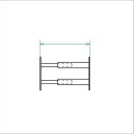 Mottez – Barreaux de sécurité télescopiques 55 à 103 cm – Tube carré 16 mm – Finition laquée noire – Installation sans soudure (1/4)