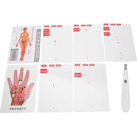 Stylo d'acupuncture électrique pour soulagement de la douleur, stimulation des points d'acupression, thérapie des méridiens et massage. (1/5)