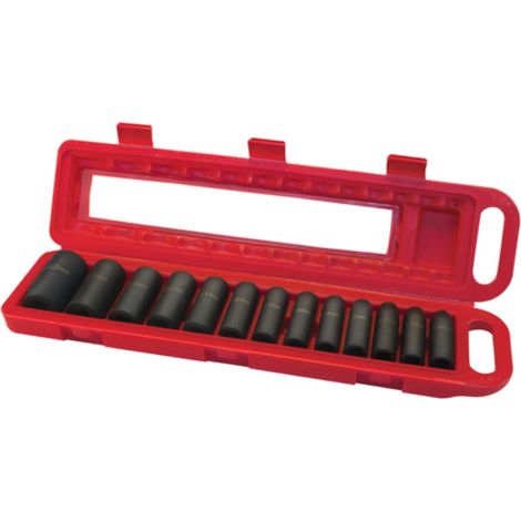 Set serie di bussole quadro 1/2" ad impatto per avvitatori - FI 20 0031