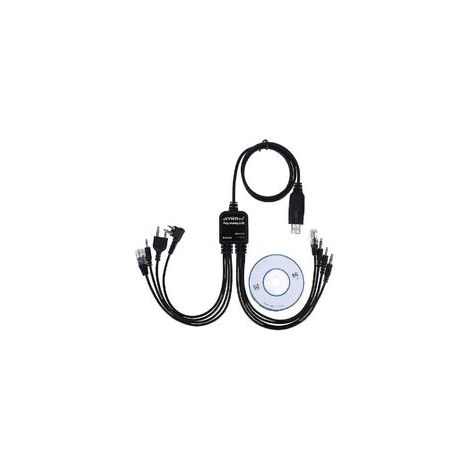 Kompatibel mit dem CREA 8-in-1 USB-Programmierkabel, geeignet für Walkie-Talkies von Marken wie Baofeng, Motorola, Kenwood, TYT und QYT.