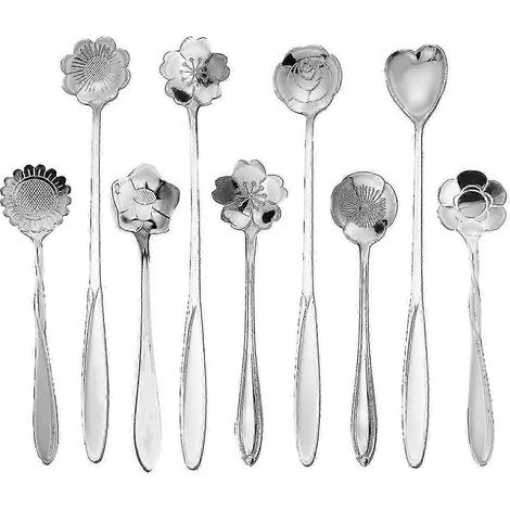Ensemble de cuillères à café et à thé Flower Spoon XFN