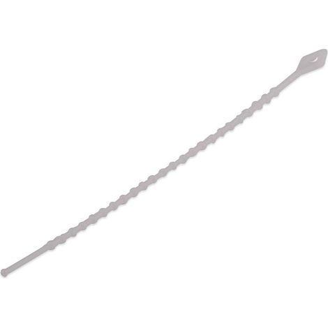 Poly Pool PP7580Q Set di 25 Fascette Riapribili con Asola a Nodi per Cablaggi all'Interno di Apparecchiature Elettriche, Lunghezza 150 mm, Diametro di Serraggio Max 35 mm, Bianco (1/3)