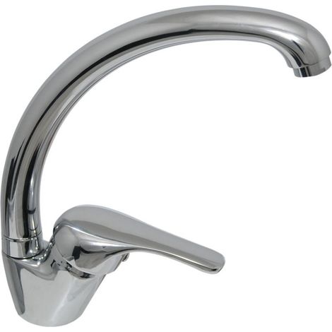 Robinet cuisine hydroland moderne chromé régulateur céramique